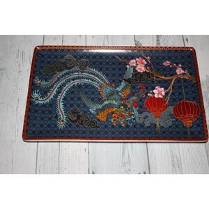 Williams Sonoma Lunar New Year serving platter phoenix 8 1/2 x13 3/4 new